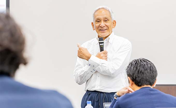 写真:米倉 誠一郎氏(一橋大学 名誉教授/デジタルハリウッド大学院 特命教授/県立広島大学院 経営管理研究科長/ソーシャル・イノベーション・スクール 学長)