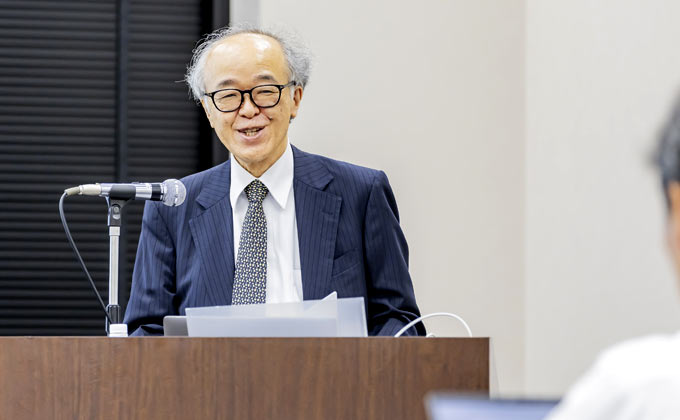写真:廣瀬 通孝氏(メタバース推進協議会 特別顧問/東京大学名誉教授)
